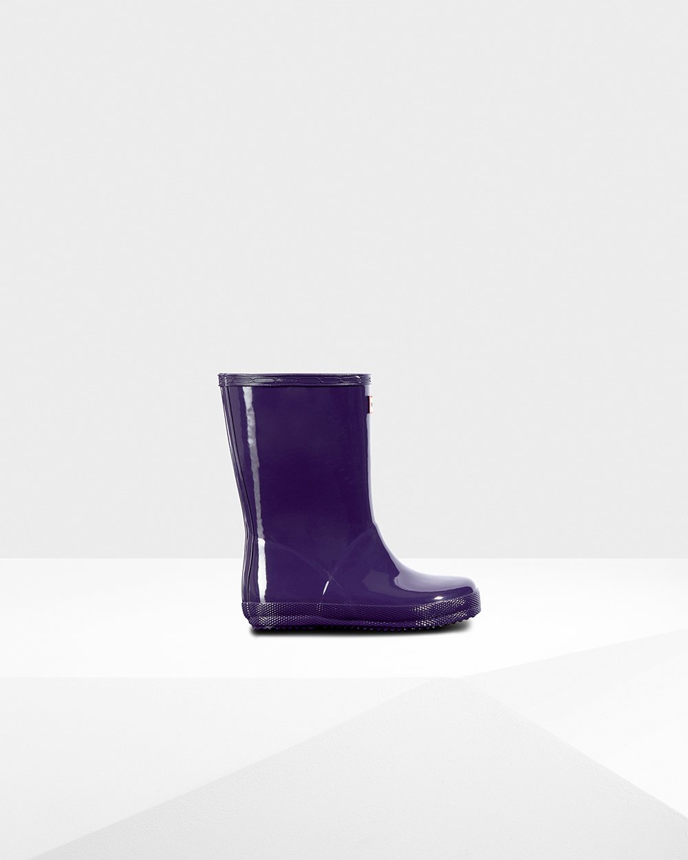 Kids Hunter Original First Classic Gloss | Rain Boots Blue Purple | NZ-61829-AUNK